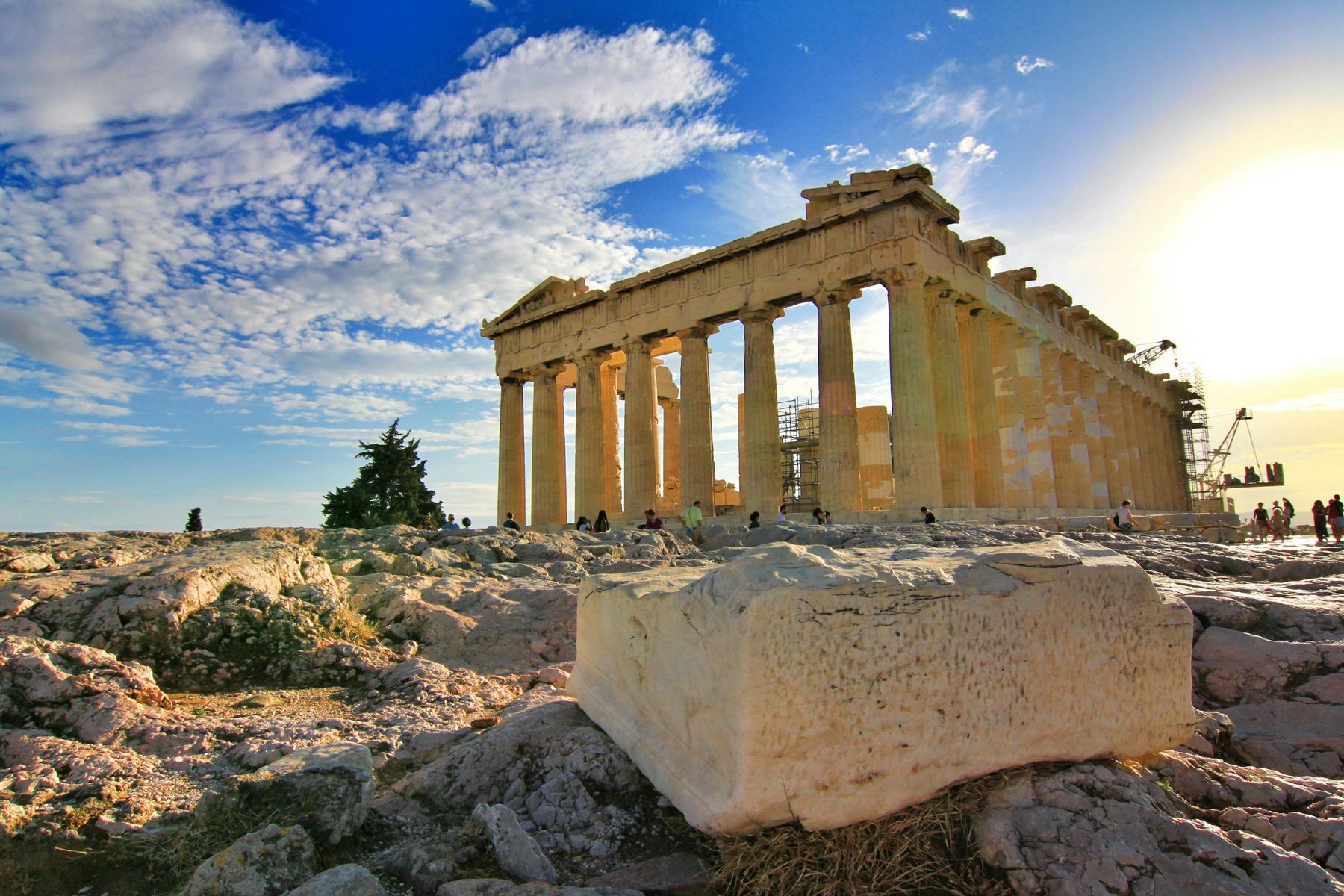 Athens, on the journey south.