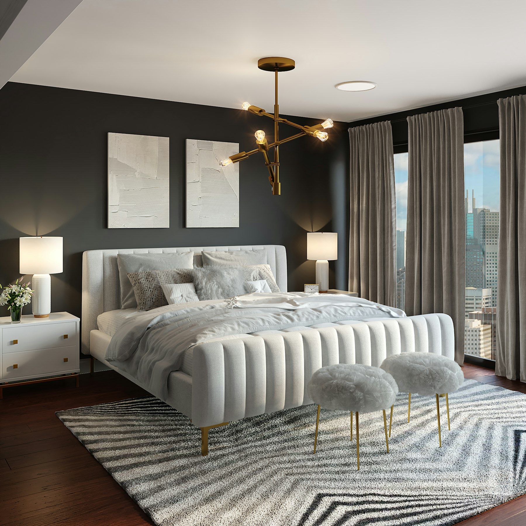 A second suite, sea-facing.